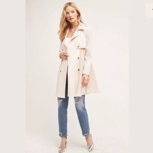 💔SOLD💔 Anthropologie Doree Pleated Trench Jacket